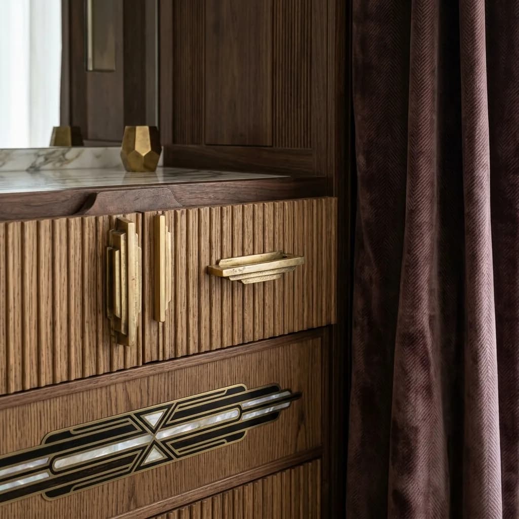 Neo-Deco architectural aesthetic framework layout 5